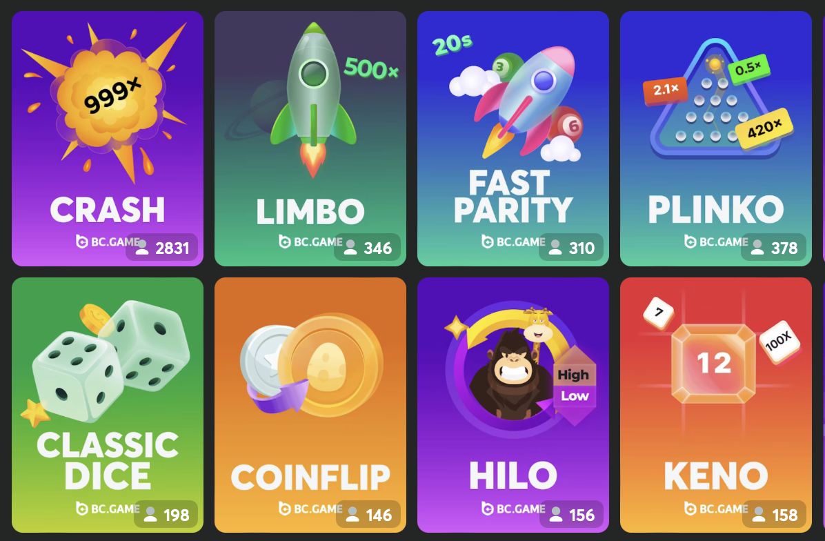 Discover BC Game’s Exciting Casino Games